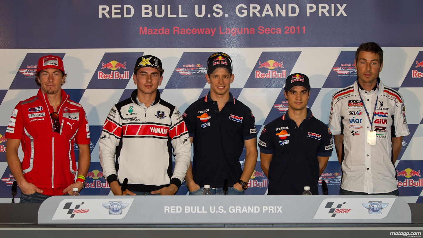 Honda et Yamaha une nouvelle fois à la lutte à Laguna Seca