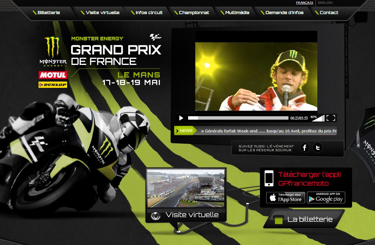J-40 avant le GP de France