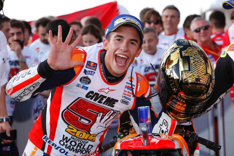 Marquez champion, les photos du titre